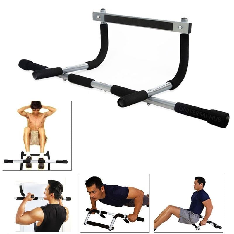 Doorway Pull-Up Bar for Chin-Ups and Sit-Ups - Strength Training and Fitness Equipment