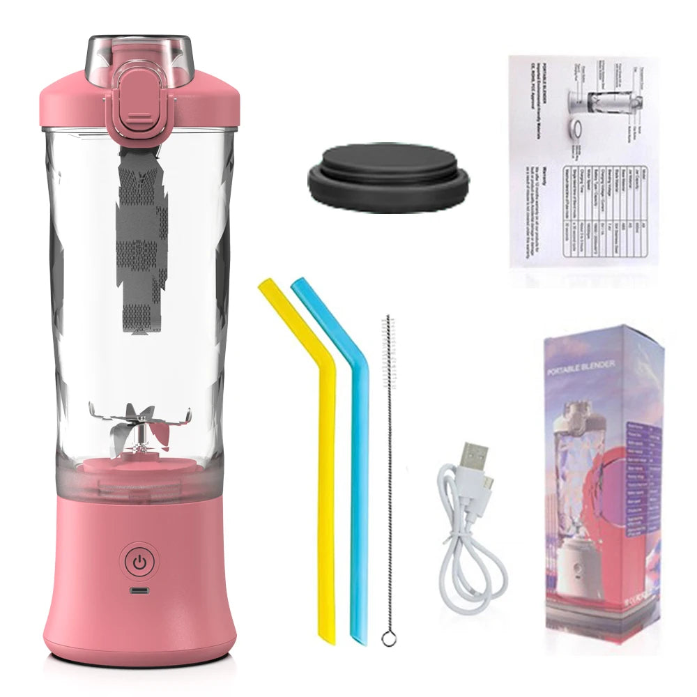 Rechargeable Mini Portable Blender for Smoothies and Fresh Juice