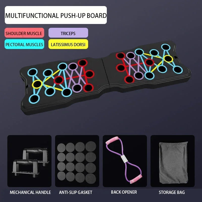 Multi-Functional Push-Up Board and Bar Set for Professional Home Workout and Strength Training Equipment