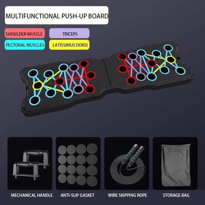 Multi-Functional Push-Up Board and Bar Set for Professional Home Workout and Strength Training Equipment