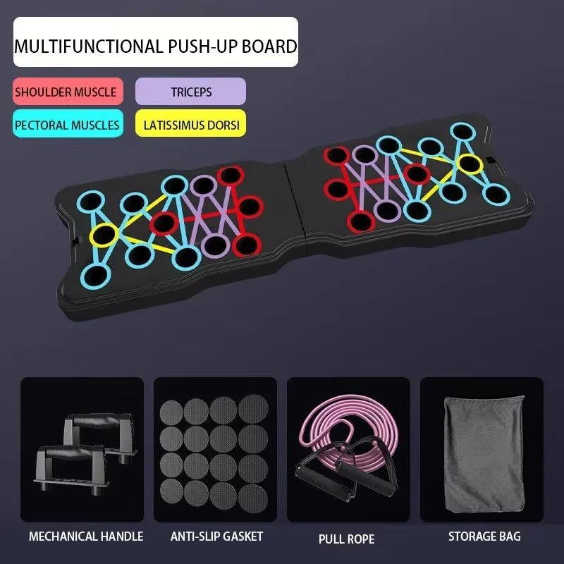 Multi-Functional Push-Up Board and Bar Set for Professional Home Workout and Strength Training Equipment